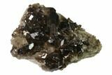 Dark Smoky Quartz Crystal Cluster - Brazil #137834-1